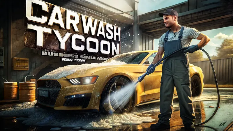 Car Wash Tycoon Business Simulator: Deluxe Tycoonのパッケージ画像