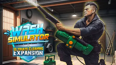Wash Simulator - Clean Garage, House, Cars Business Tycoons: Ultimate Cleaning Expansionのパッケージ画像