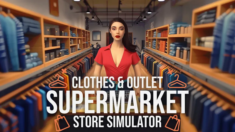 Clothes & Outlet Supermarket Store Simulatorのパッケージ画像