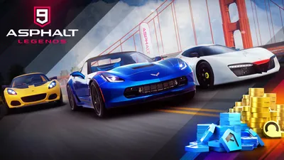 『アスファルト9：Legends』マルチプレイチャンピオンバンドルのパッケージ画像
