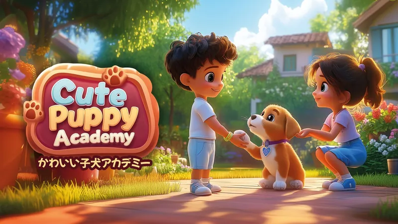 Cute Puppy Academy かわいい子犬アカデミーのパッケージ画像