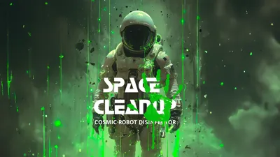 Space CleanUp: Cosmic Robot Disinfectorのパッケージ画像