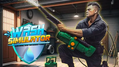 Wash Simulator - Clean Garage, House, Cars Business Tycoonsのパッケージ画像