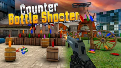 Counter Bottle Shooter-Pro Aim Master Target Bottle Shoot 3D Game Strike Pistolのパッケージ画像